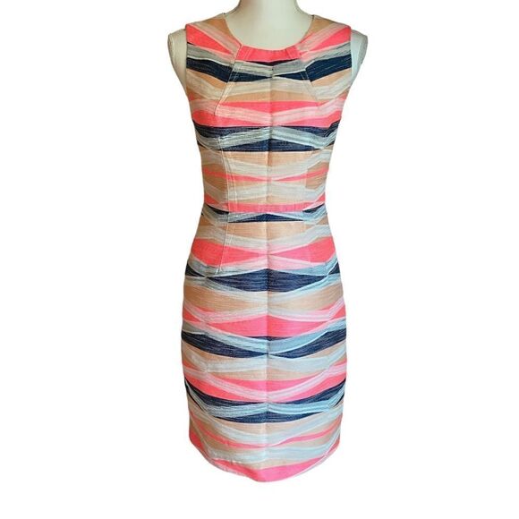 Trina Turk Kurdson Dress Stripe Multicolor Size 2 - Picture 3 of 10